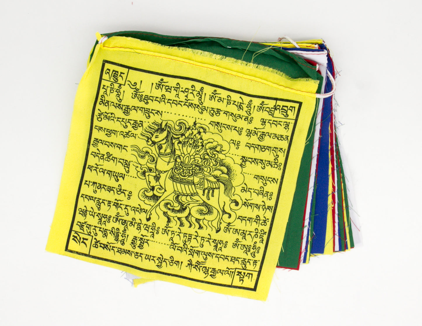 Mixed Prayer Flags, Multi / 20x20cm, 5m