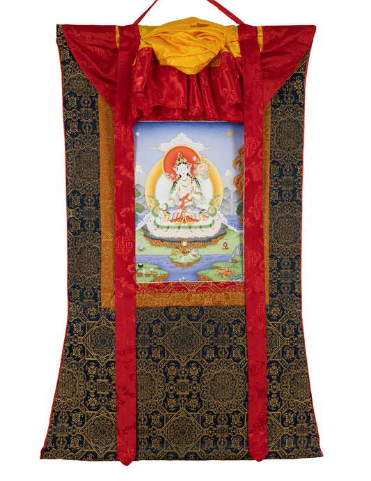 Weiße Tara Thangka II