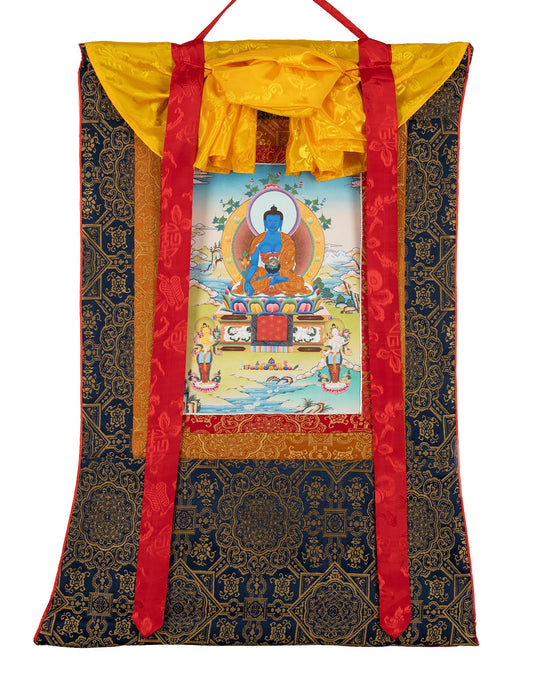 Medizin-Buddha-Thangka XV