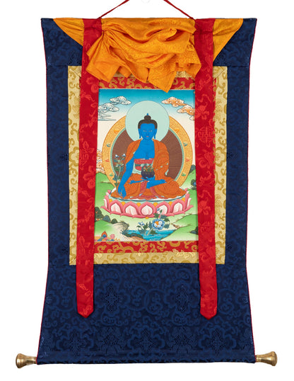Bouddha de médecine thangka XIII