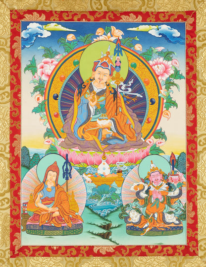 Gourou Rimpoché Thangka VII