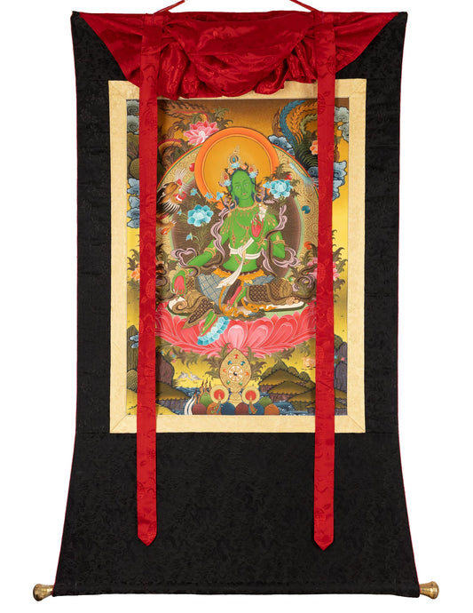 Grüne Tara Thangka I