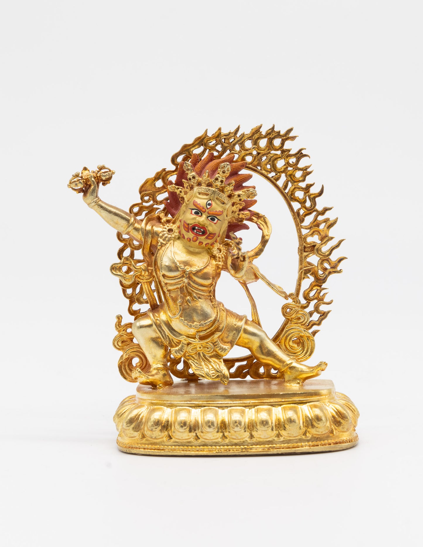 Kleine goldene Gottheitsstatuen