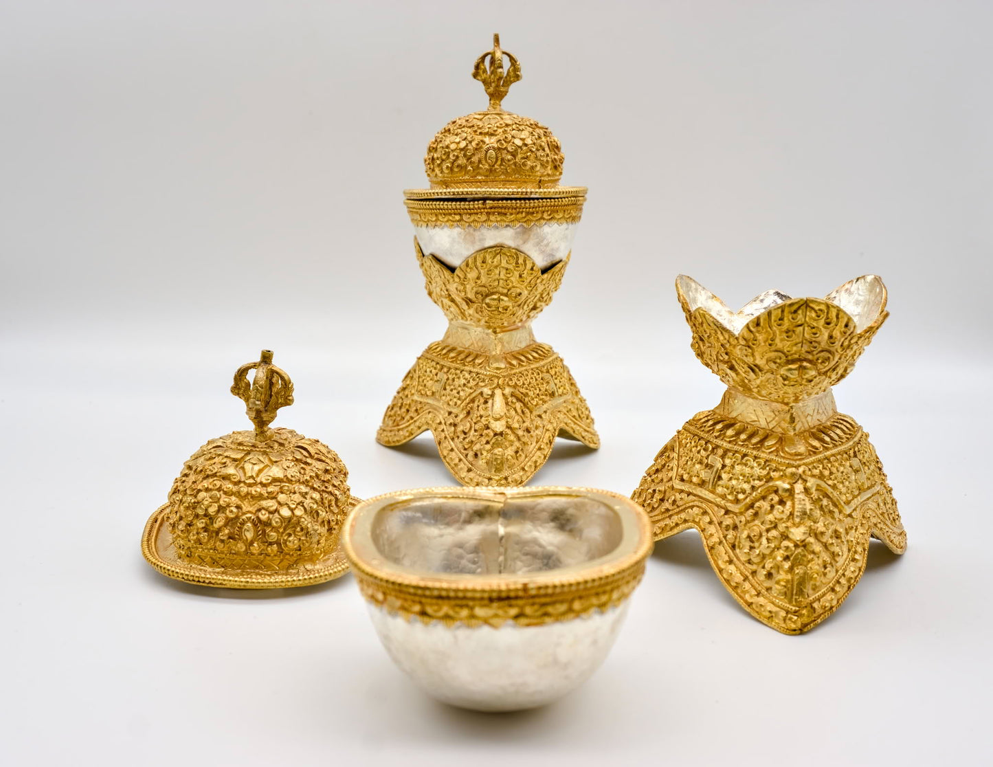 Gold & Silver Kapala Sets