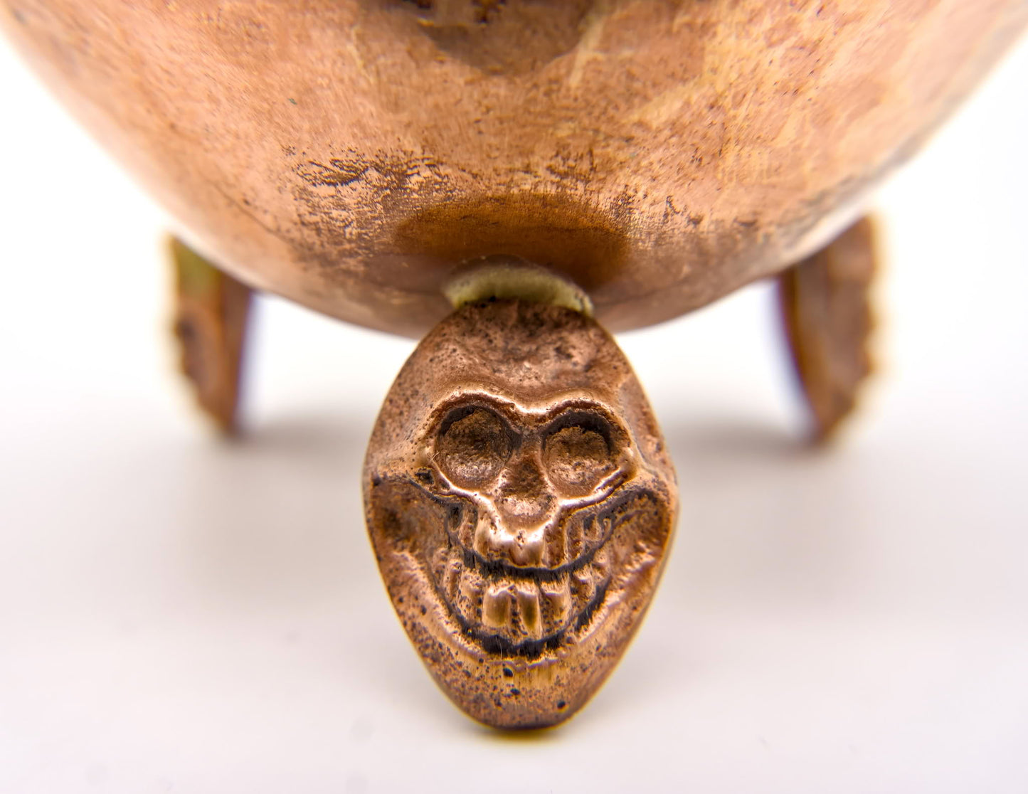 Pair of Three-Legged Copper Kapala – 7cm