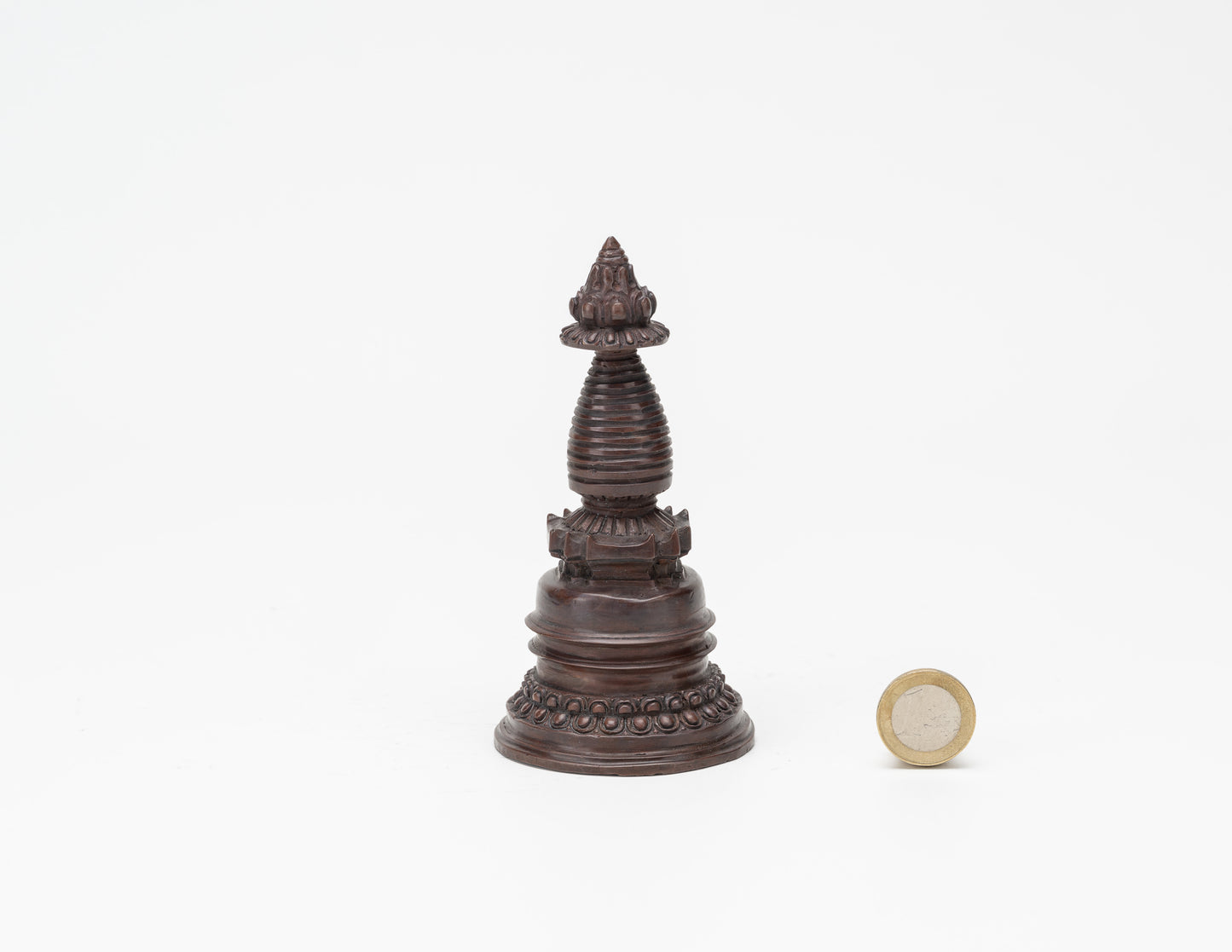 Messing-Stupa der Erleuchtung – 13 cm (30)