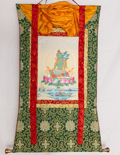 Grüne Tara Thangka X