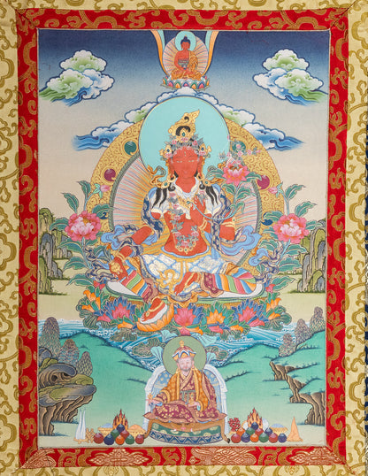 Tara Rouge Thangka I