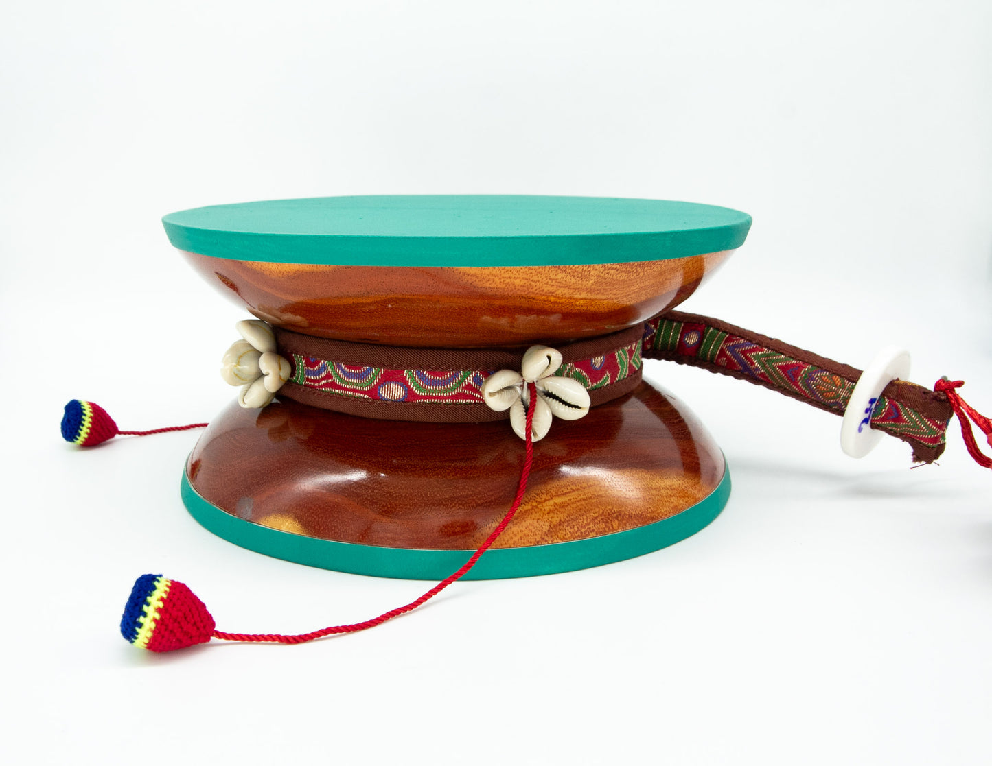 Leichte Chod Drum – Burgunderrotes Etui