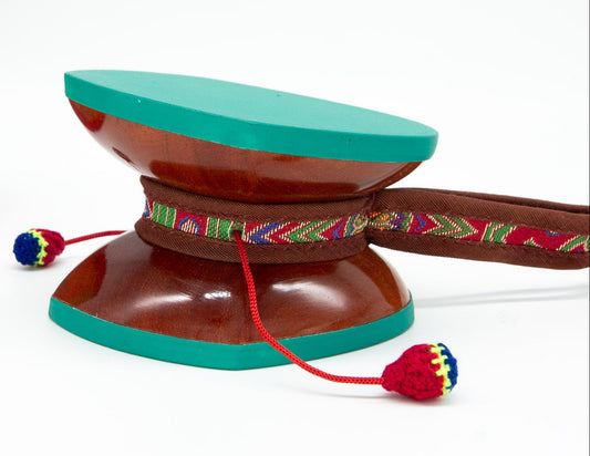 Traditionelles Damaru – Mehrfarbiges Etui