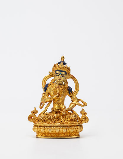 Kleine goldene Gottheitsstatuen