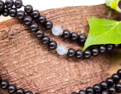 Palissandre Noir &amp; Mala Bleu Clair