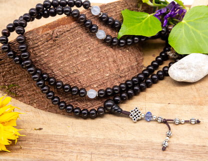Palissandre Noir &amp; Mala Bleu Clair