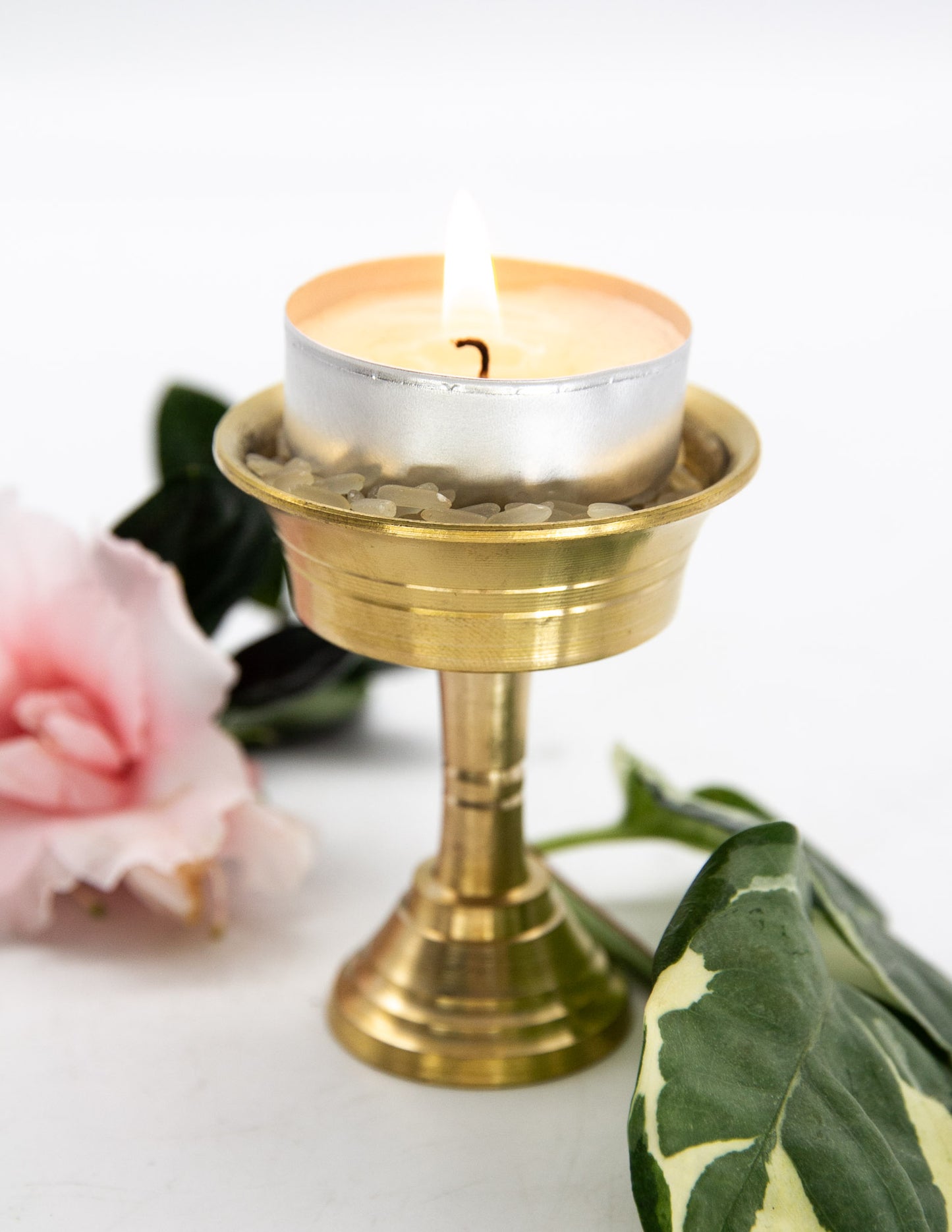 Butterlampe aus Messing / 6cm