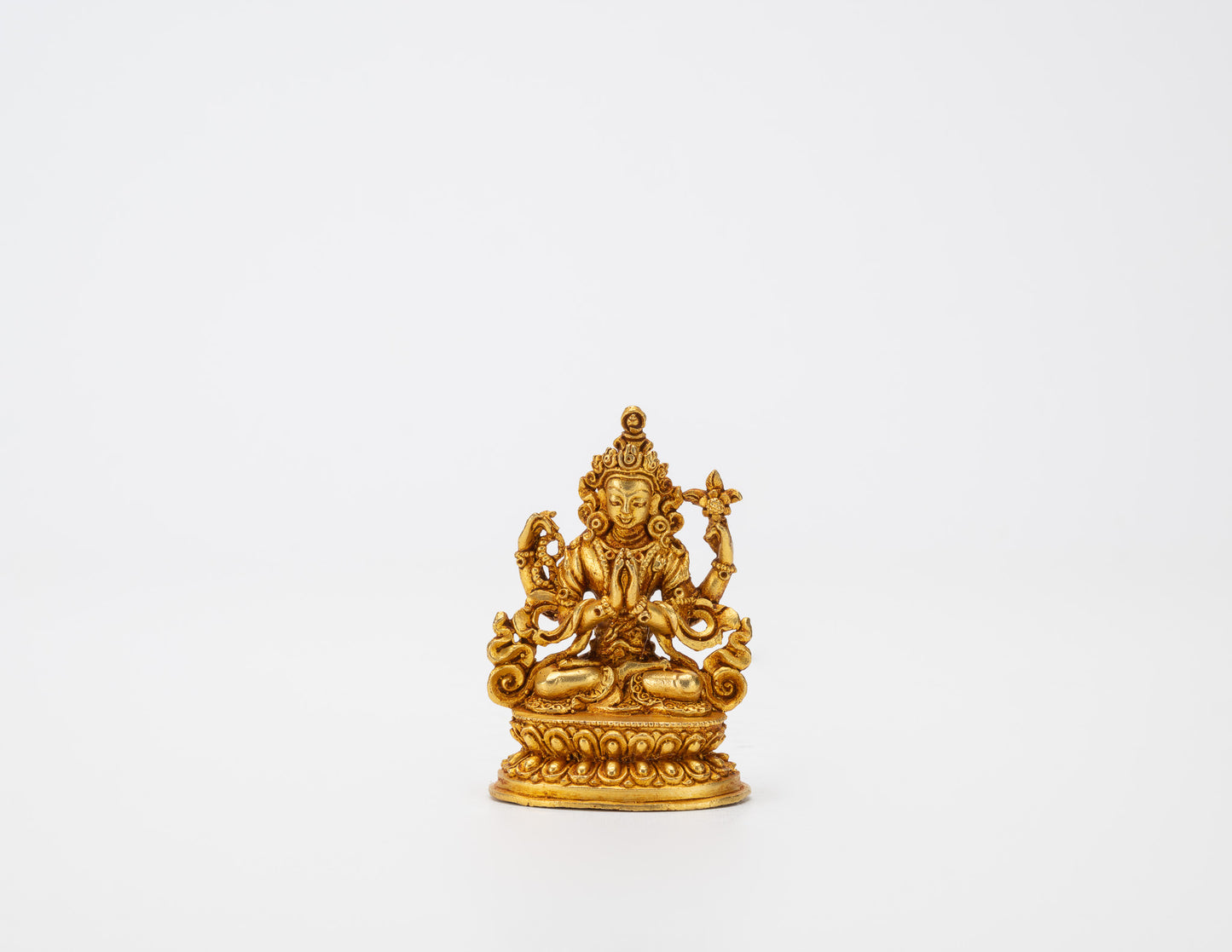 Mini-Statuen aus goldenen Gottheiten
