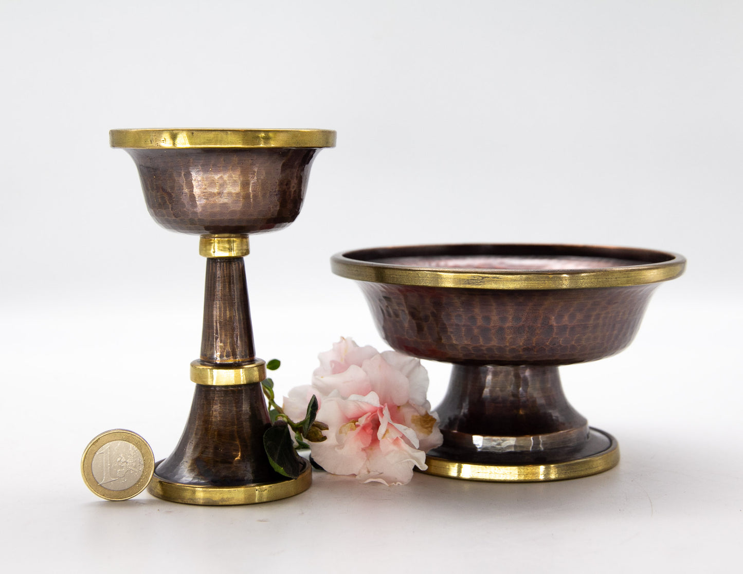 Gehämmertes Serkyem-Set, oxidiertes Kupfer / Groß