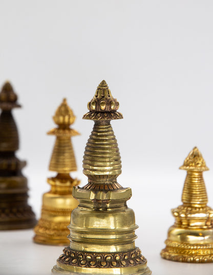 Kadam Stupa, Laiton – 13cm