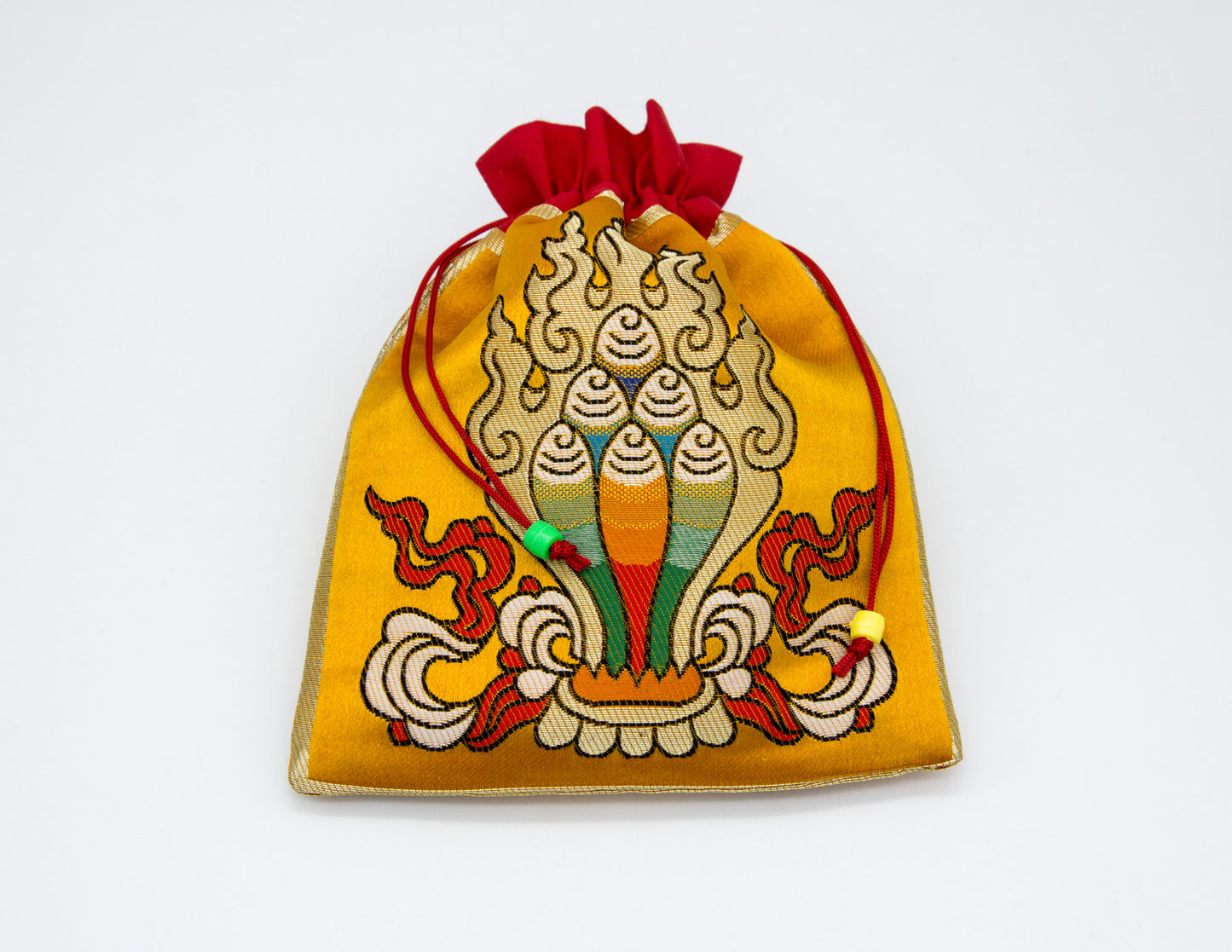Beutel mit Kordelzug und Flammendem Edelstein