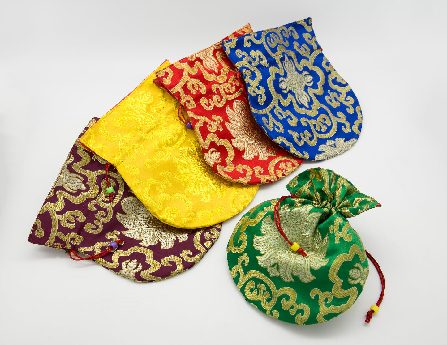 Große Mala-Taschen – Kräftiger Brokat