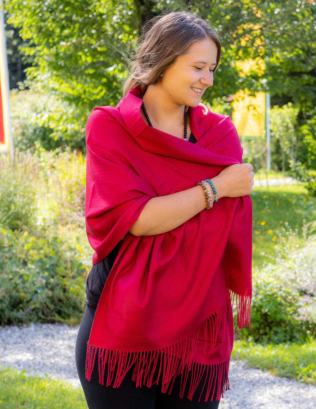 Meditationsschals aus Kaschmir