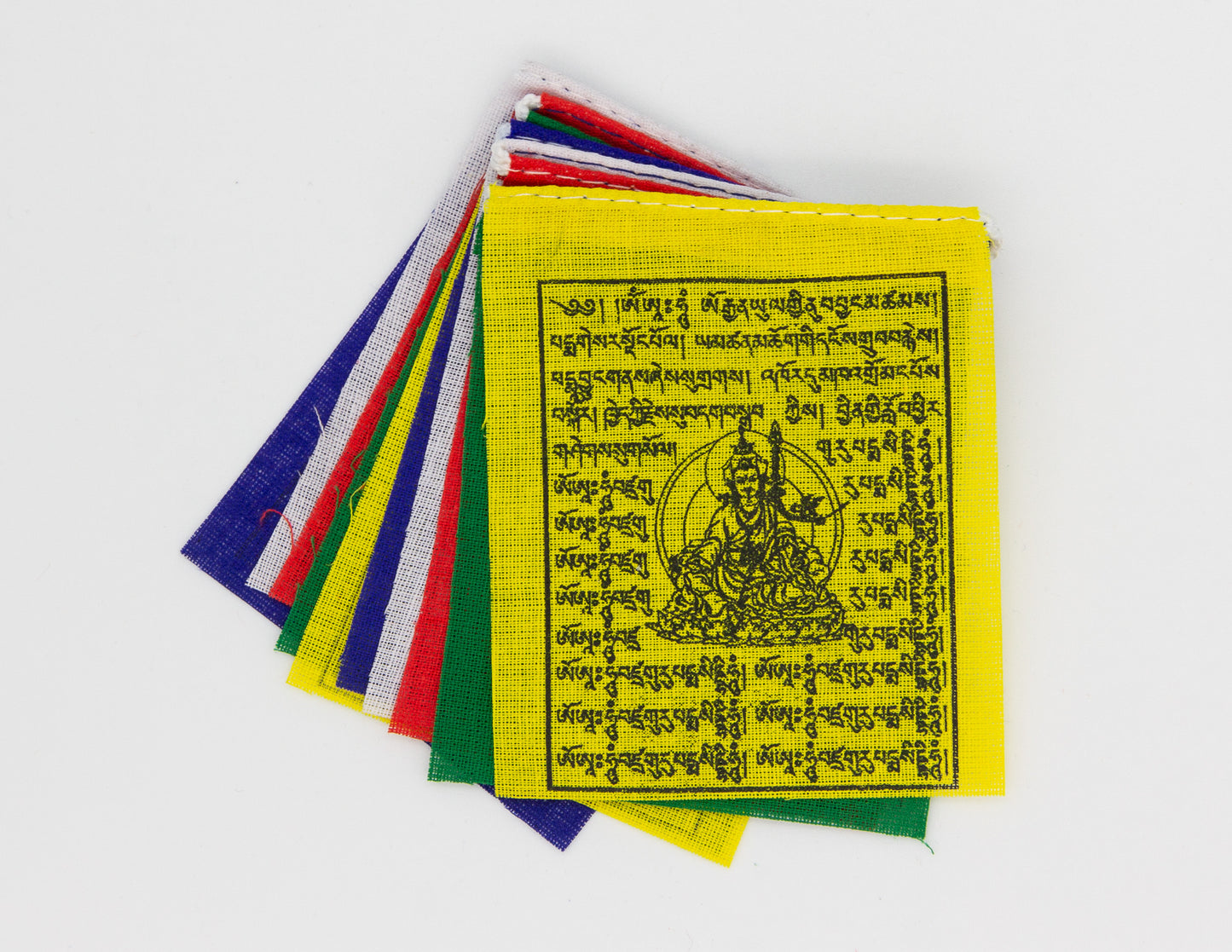 Mini Guru Rinpoche Gebetsfahnen, 7x9cm