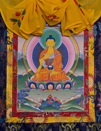 Shakyamuni Thangka VI, style ancien