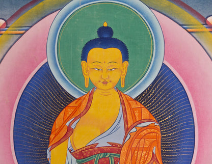 Shakyamuni Thangka VI, style ancien
