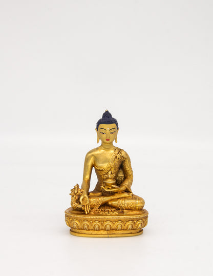 Kleine goldene Gottheitsstatuen