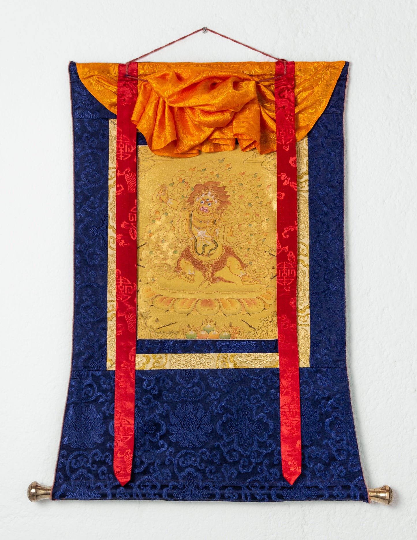 Goldenes Vajrapani Thangka I