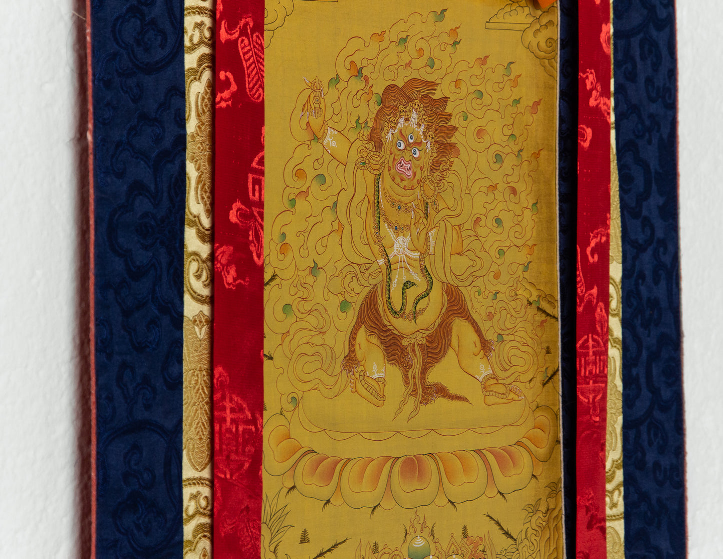 Goldenes Vajrapani Thangka I
