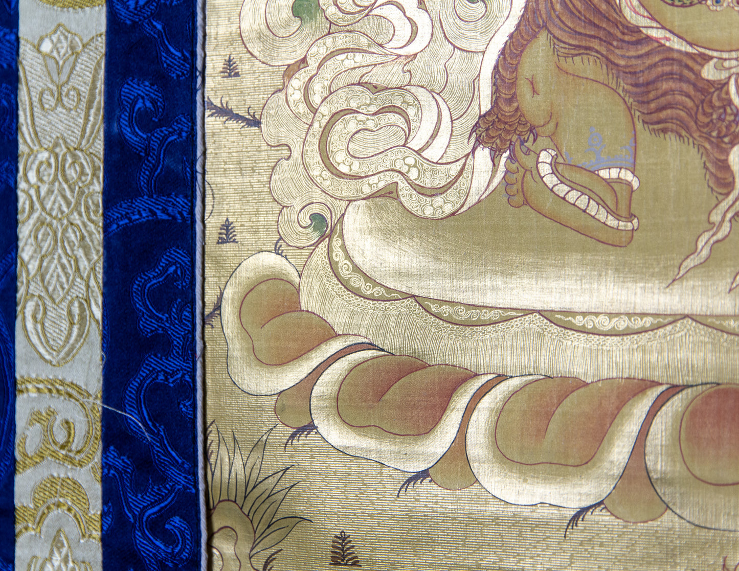 Goldenes Vajrapani Thangka I
