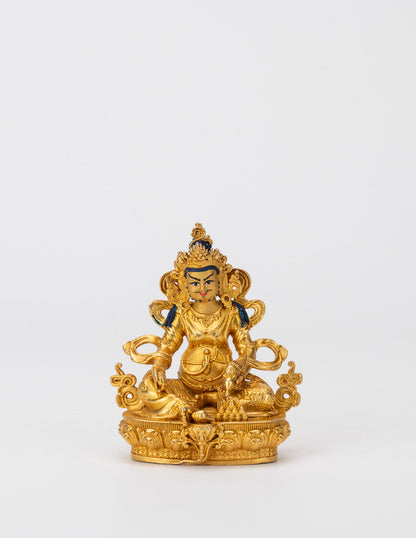 Kleine goldene Gottheitsstatuen